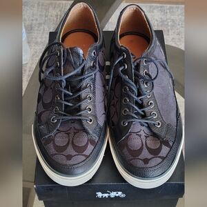 Coach Black and Gray Men's Sneakers